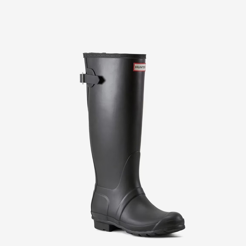 31. Hunter Black tall Boots - Picture 2 of 8